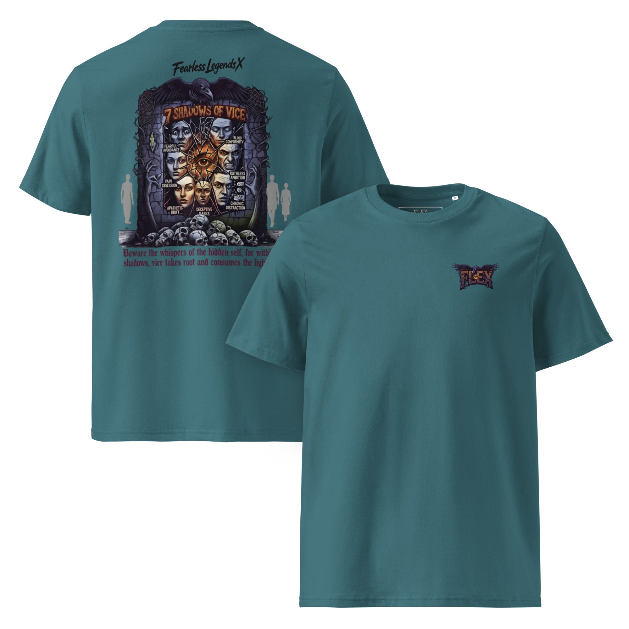 Shadows Of Vice' Graphic T-Shirt – F L E X